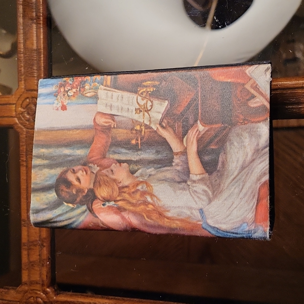 Renior Two Girls at the Piano Italian Made Wallet